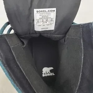 Amazon.com | Sorel Women Sorel Size 8.5 Lennox Street Blue \'Dark Seas\' Lace-Up Hiking Boot; NIB main image 1